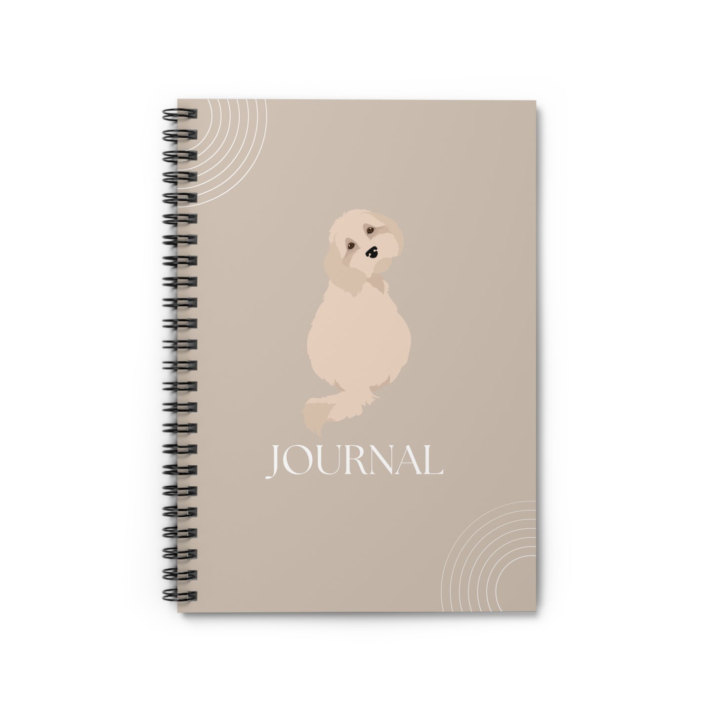 Cavapoo College Ruled Spiral Notebook