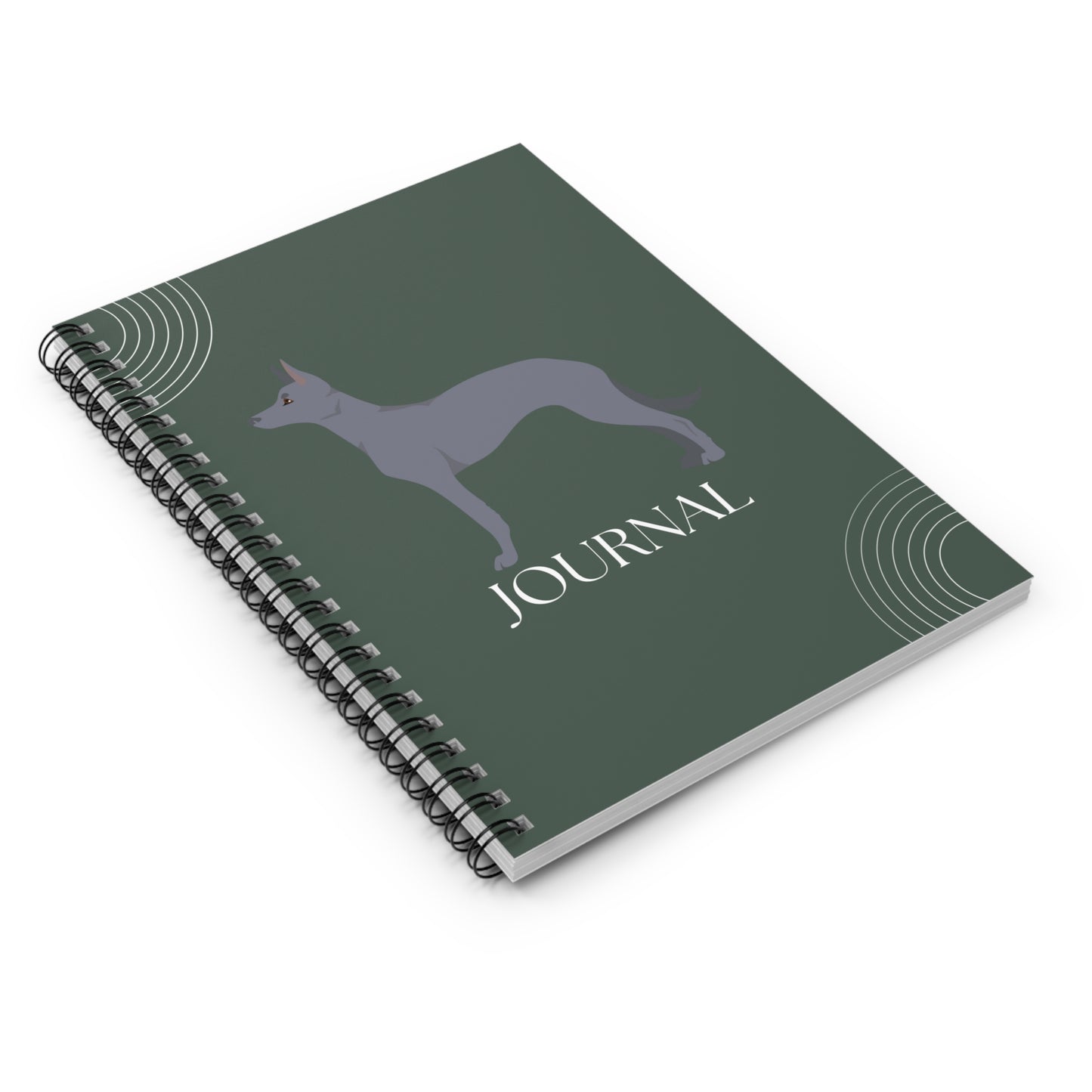 Peruvian Inca Orchid College Ruled Spiral Notebook