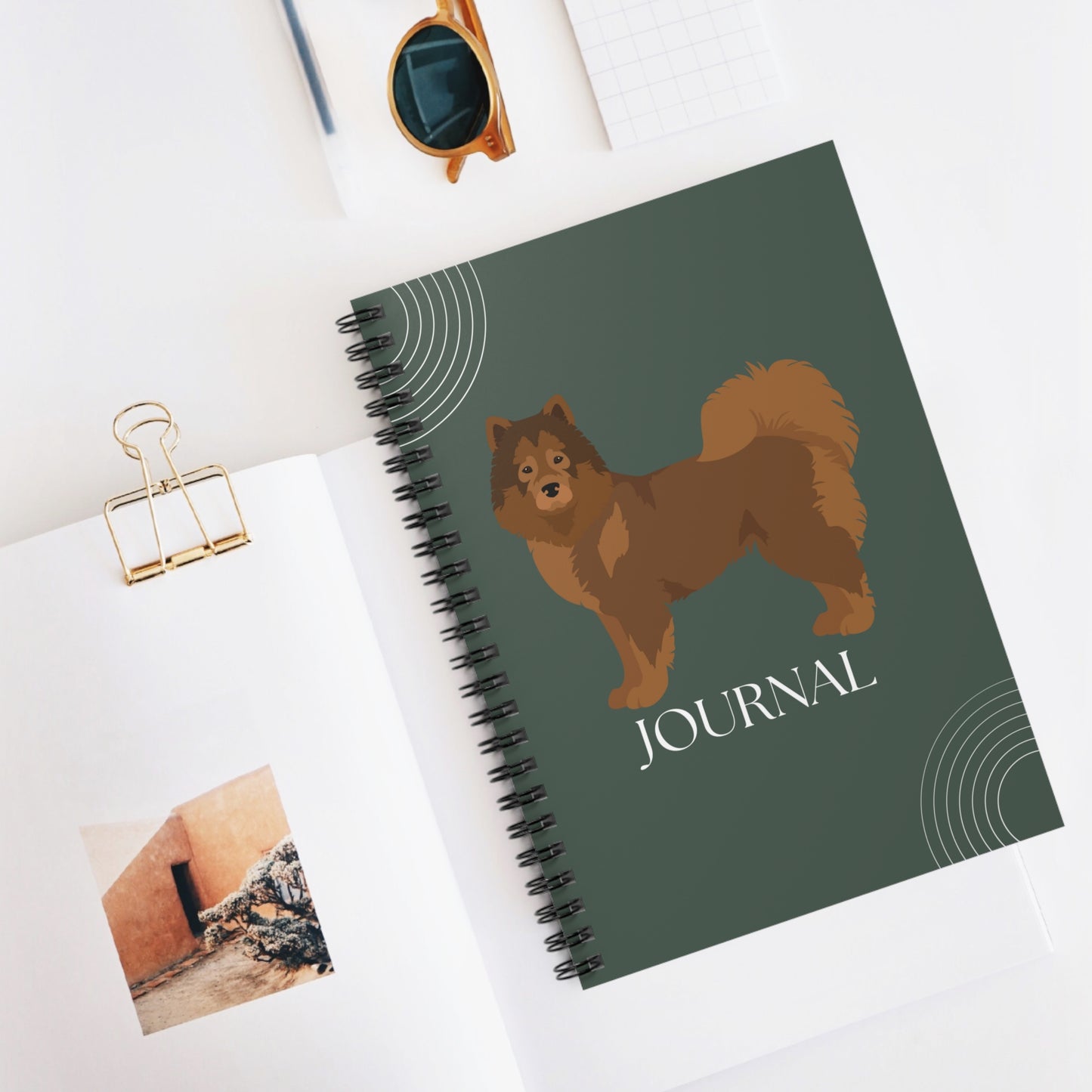 Eurasier College Ruled Spiral Notebook