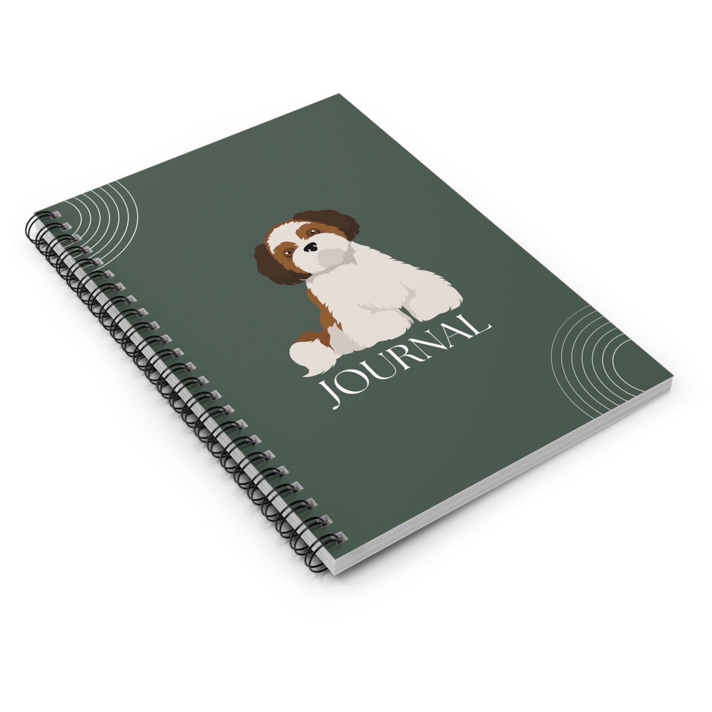 Shih Tzu College Ruled Spiral Notebook