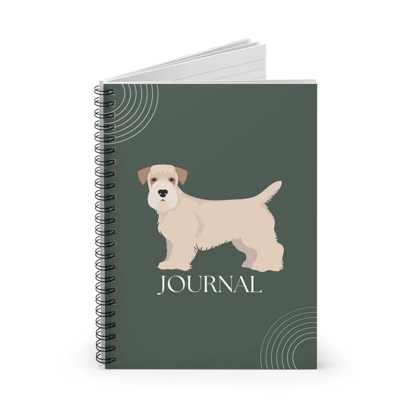 Sealyham Terrier College Ruled Spiral Notebook