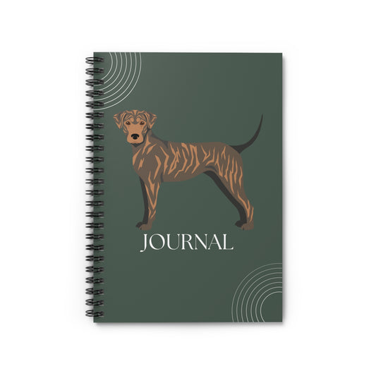 Treeing Tennessee Brindle College Ruled Spiral Notebook