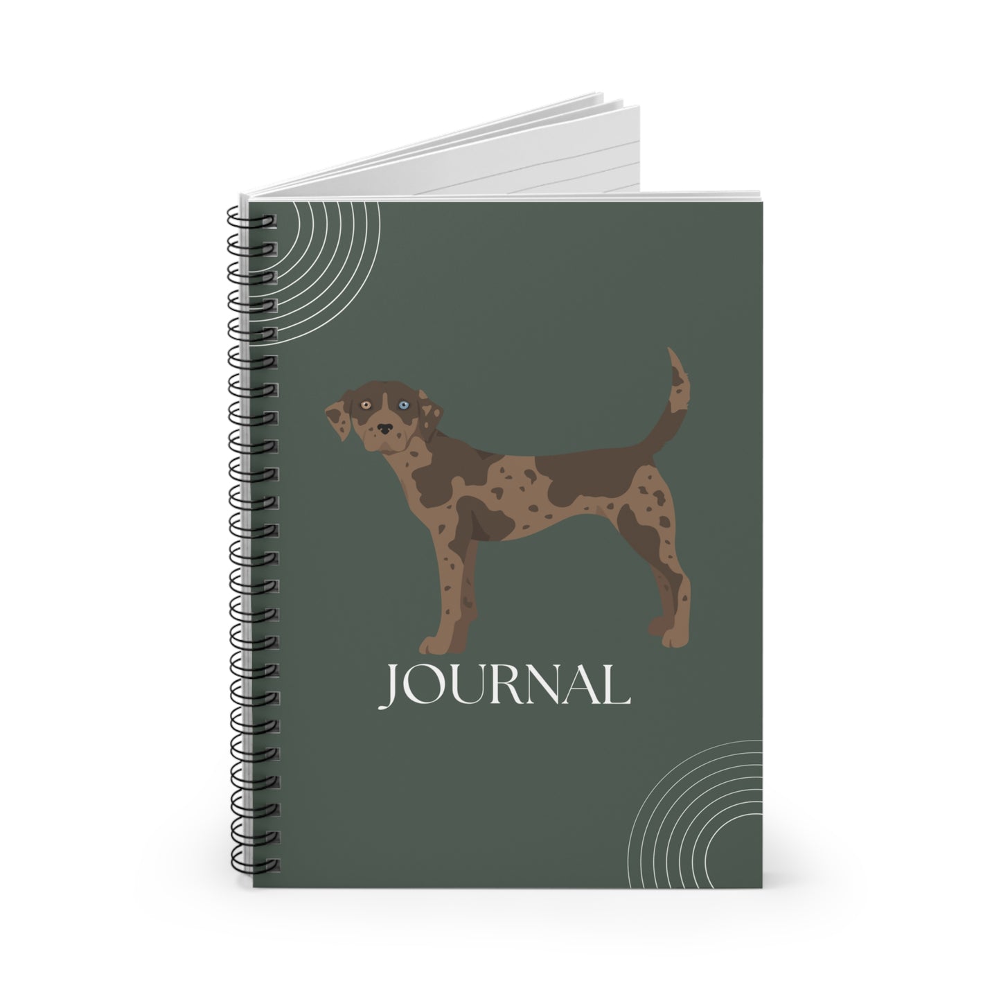 American Leopard Hound College Ruled Spiral Notebook