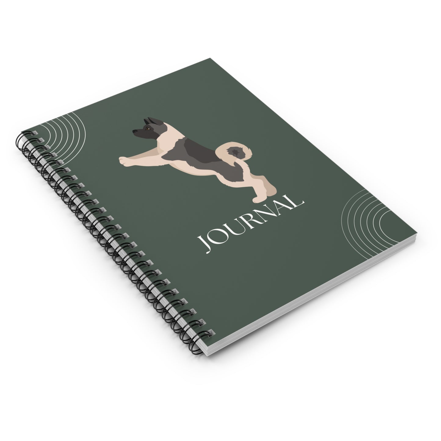 Akita College Ruled Spiral Notebook