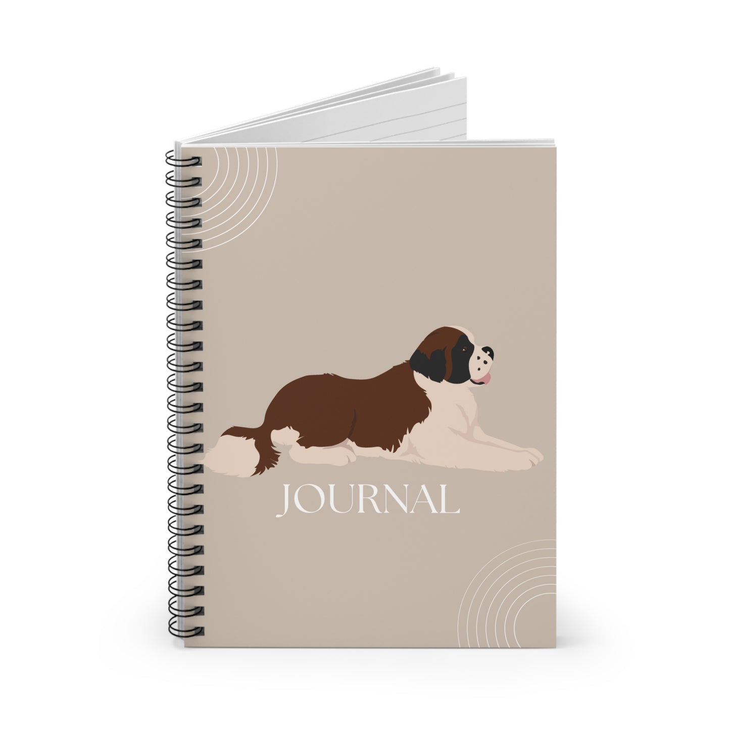 Saint Bernard College Ruled Spiral Notebook