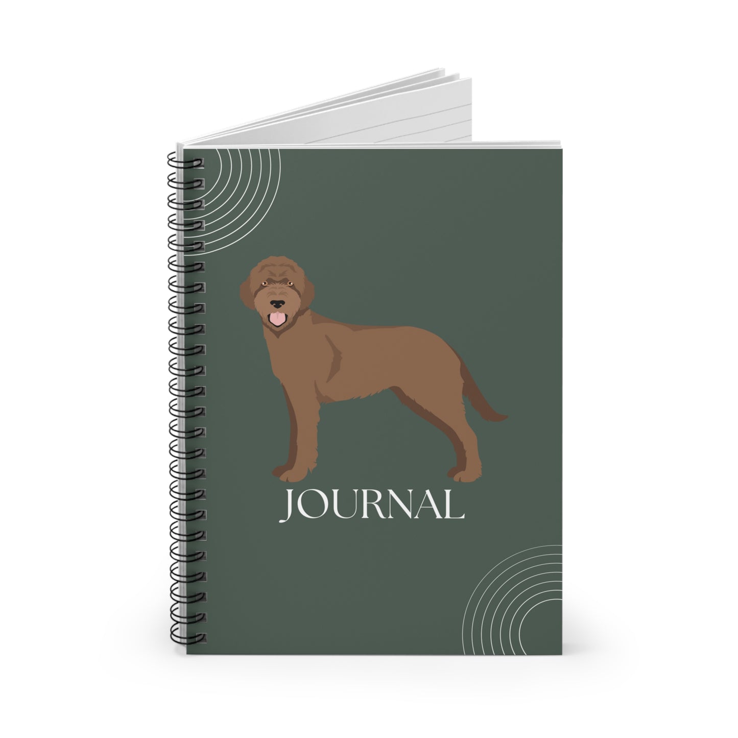 Slovakian Wirehaired Pointer College Ruled Spiral Notebook