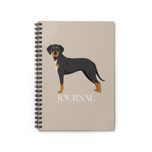 Transylvanian Hound College Ruled Spiral Notebook