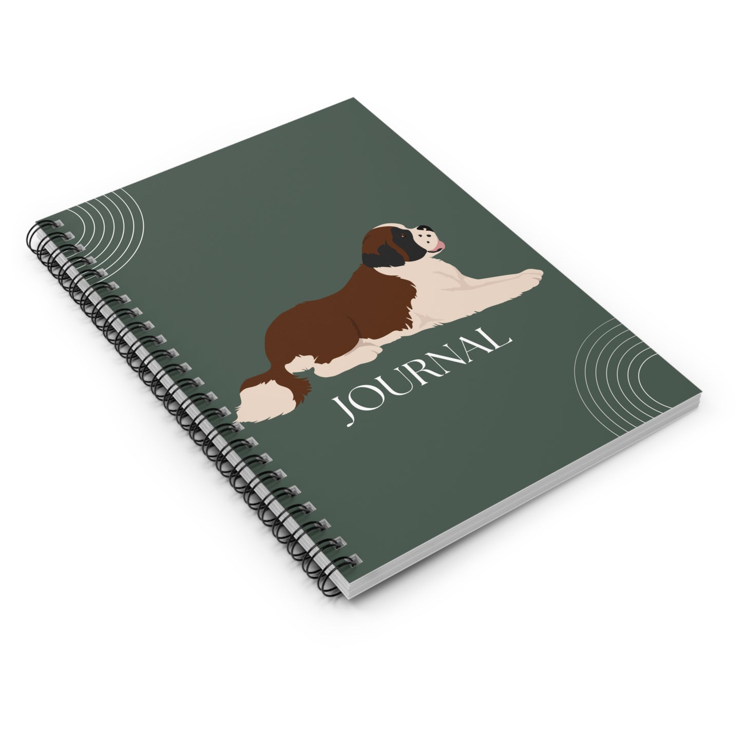 Saint Bernard College Ruled Spiral Notebook