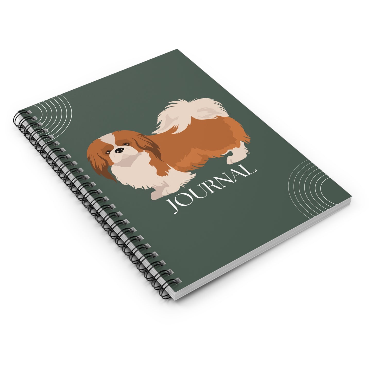 English Toy Spaniel College Ruled Spiral Notebook