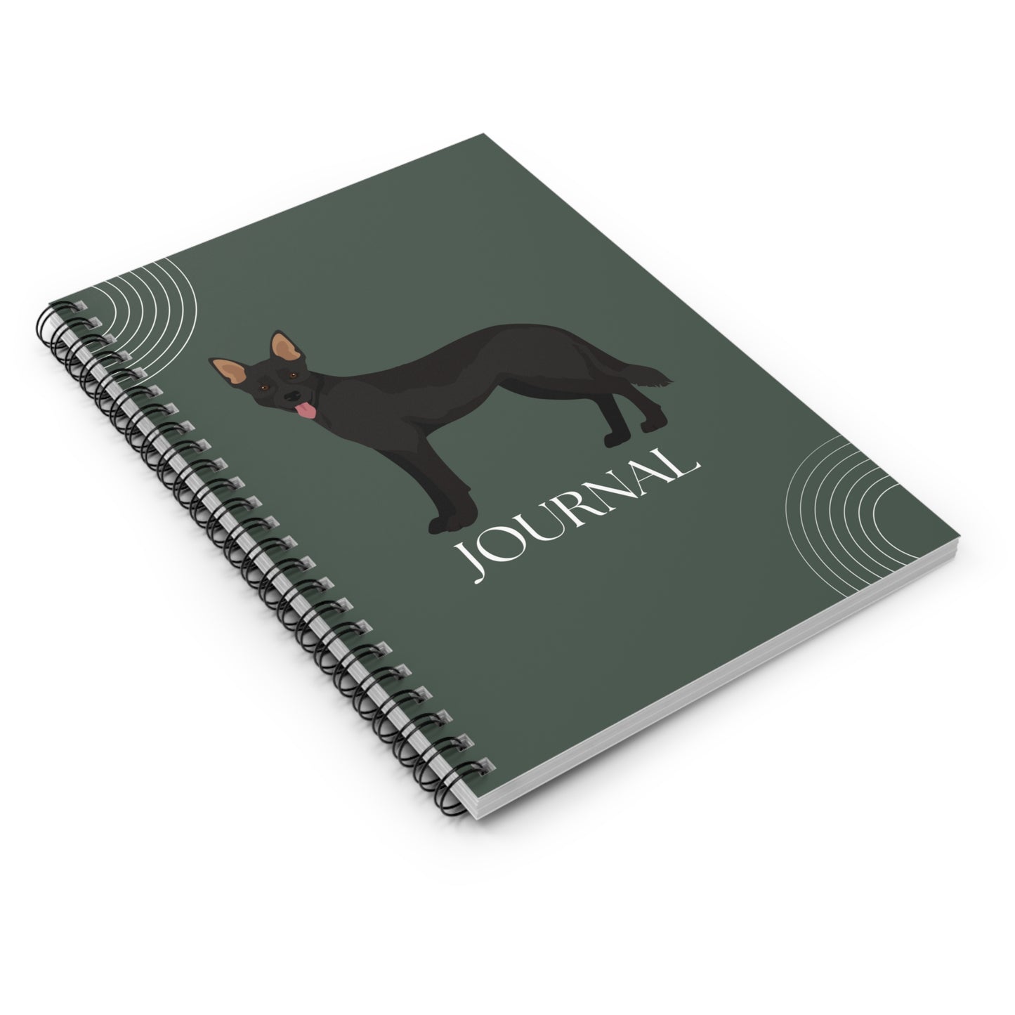Australian Kelpie College Ruled Spiral Notebook