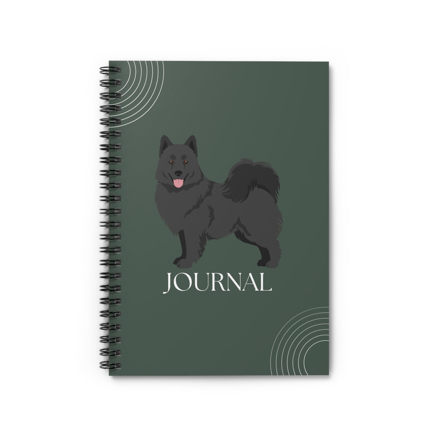 Swedish Lapphund College Ruled Spiral Notebook