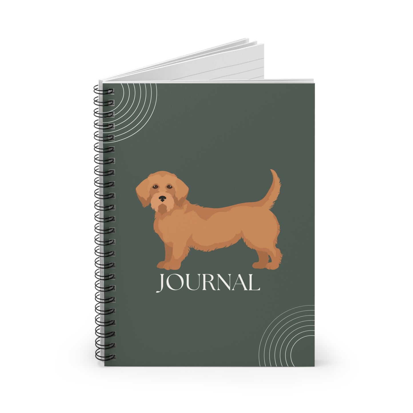 Basset Fauve de Bretagne College Ruled Spiral Notebook