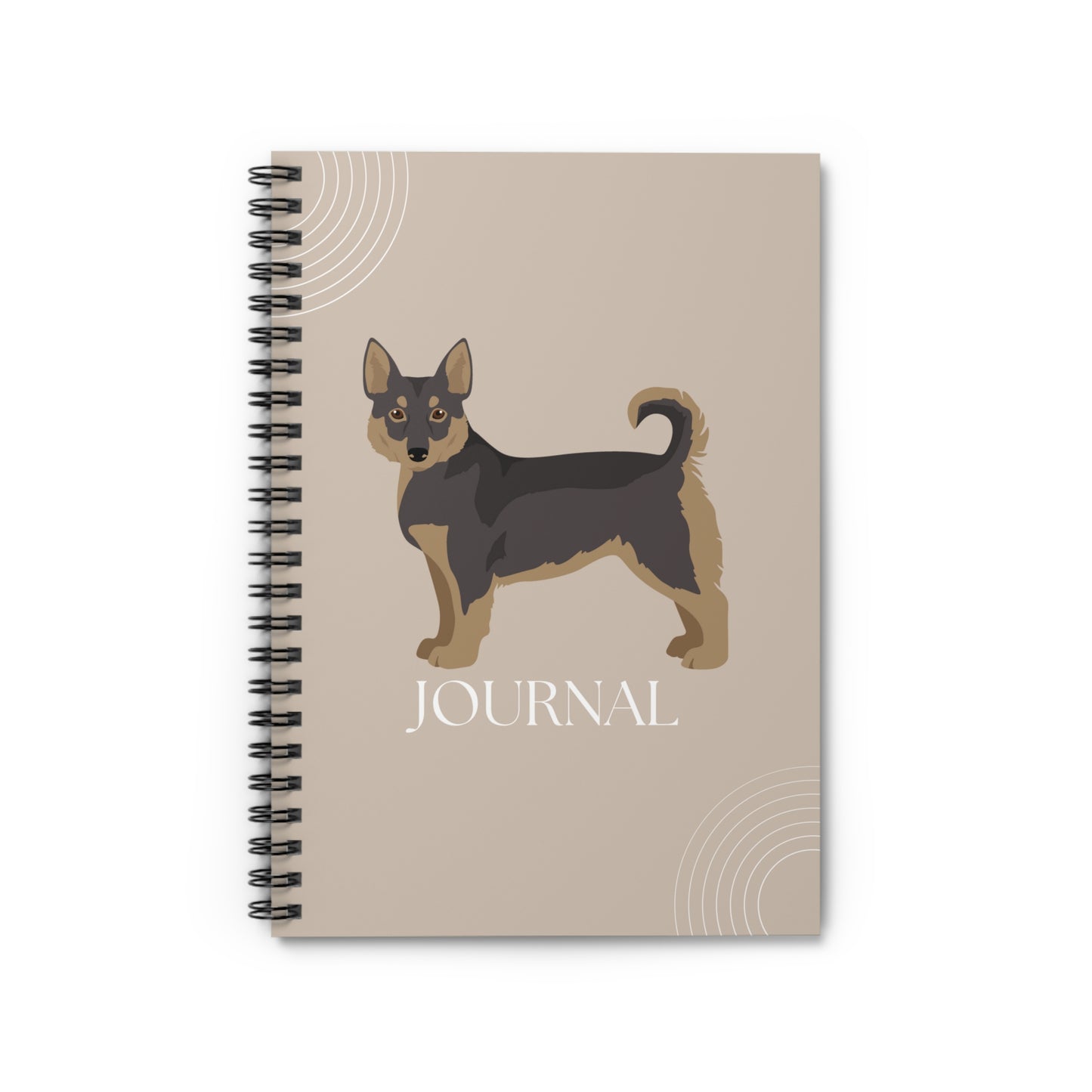 Swedish Vallhund College Ruled Spiral Notebook