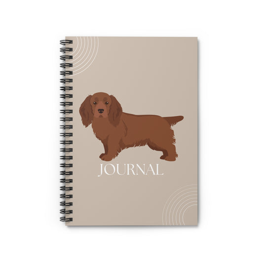 Sussex Spaniel College Ruled Spiral Notebook