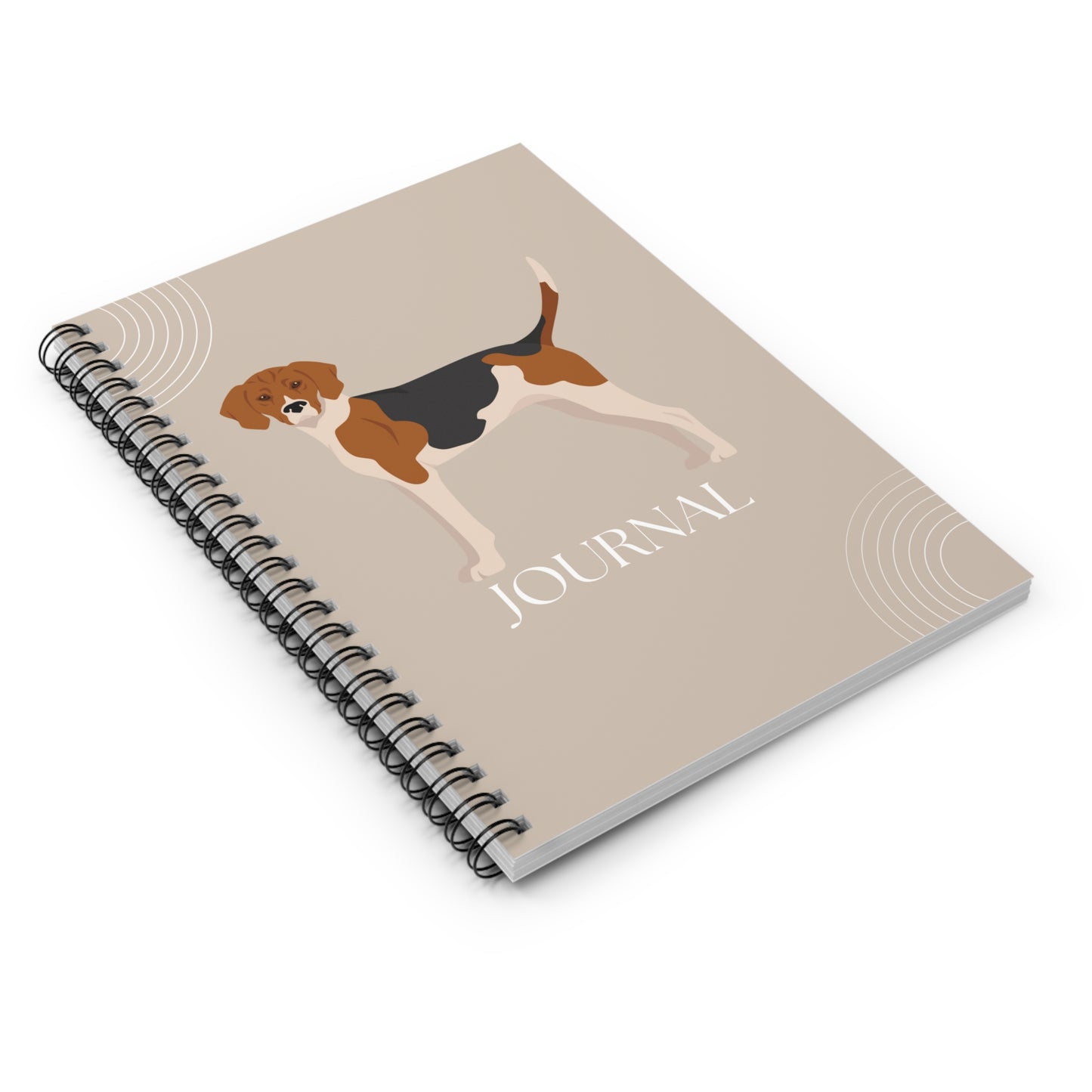 Treeing Tennessee Coonhound College Ruled Spiral Notebook