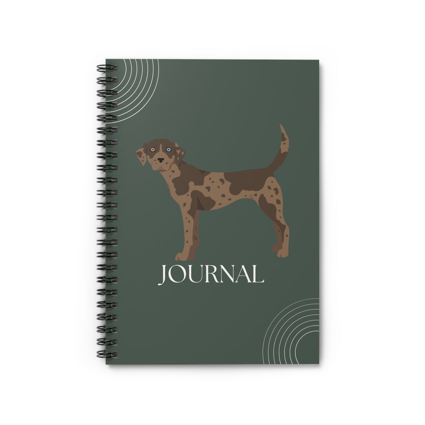 American Leopard Hound College Ruled Spiral Notebook