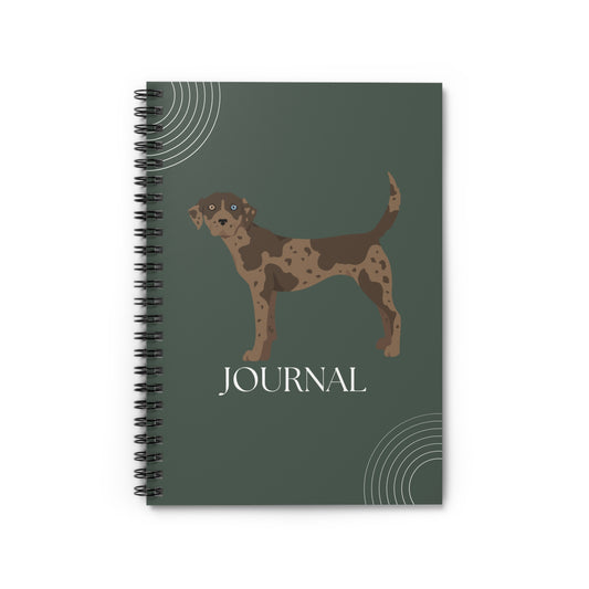 American Leopard Hound College Ruled Spiral Notebook