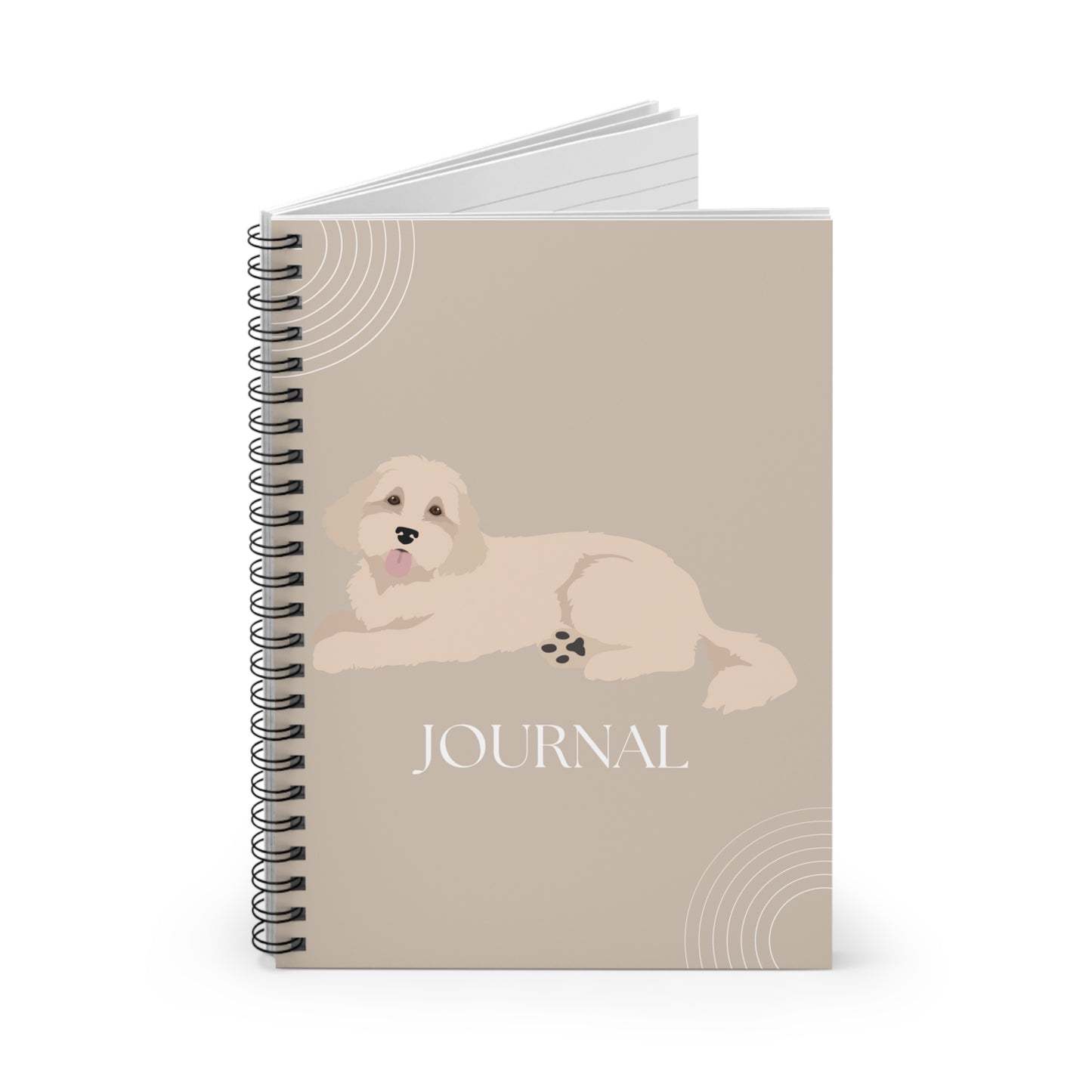 Cavapoo College Ruled Spiral Notebook