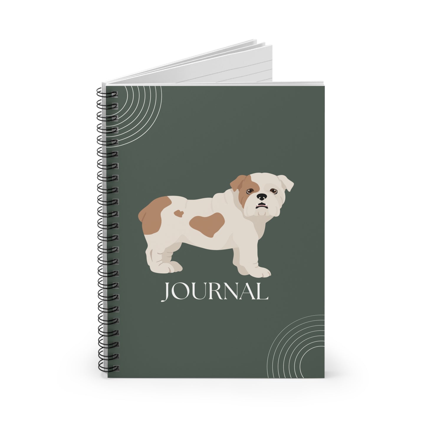 Bulldog College Ruled Spiral Notebook