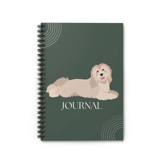 Lhasa Apso College Ruled Spiral Notebook