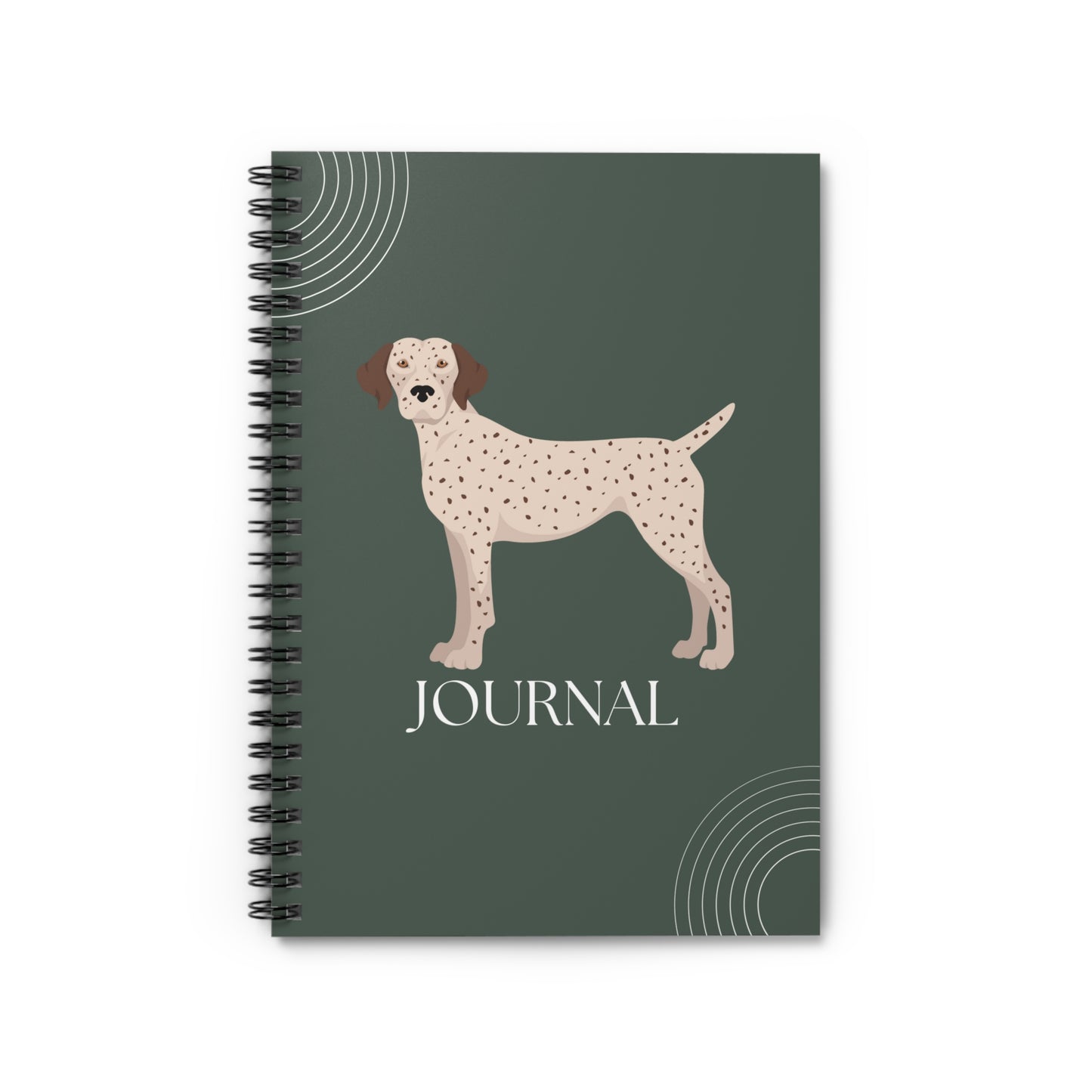 Braque due Bourbonnais College Ruled Spiral Notebook