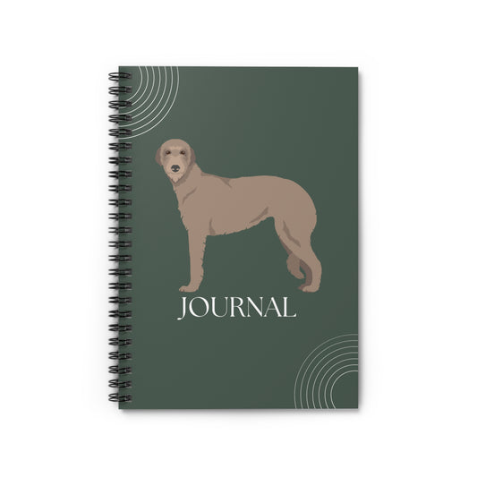 Irish Wolfhound College Ruled Spiral Notebook