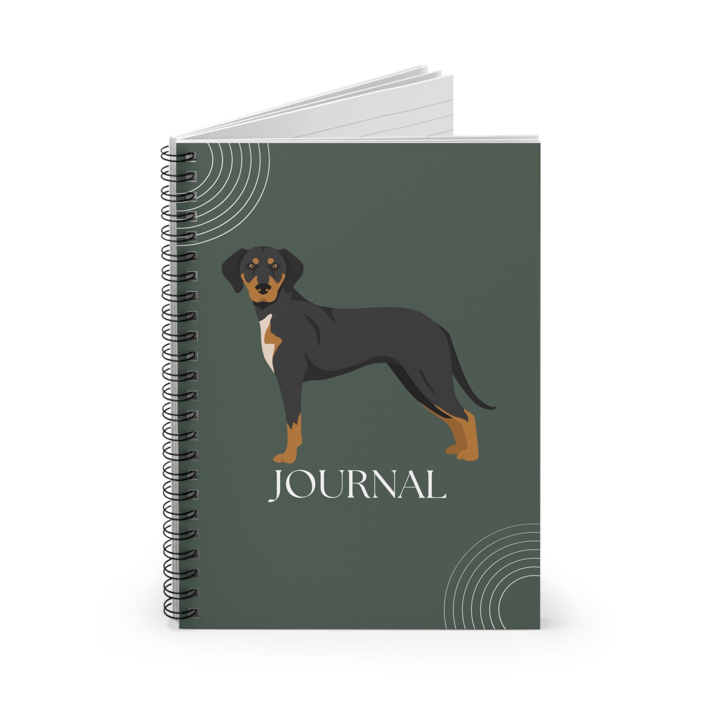 Transylvanian Hound College Ruled Spiral Notebook