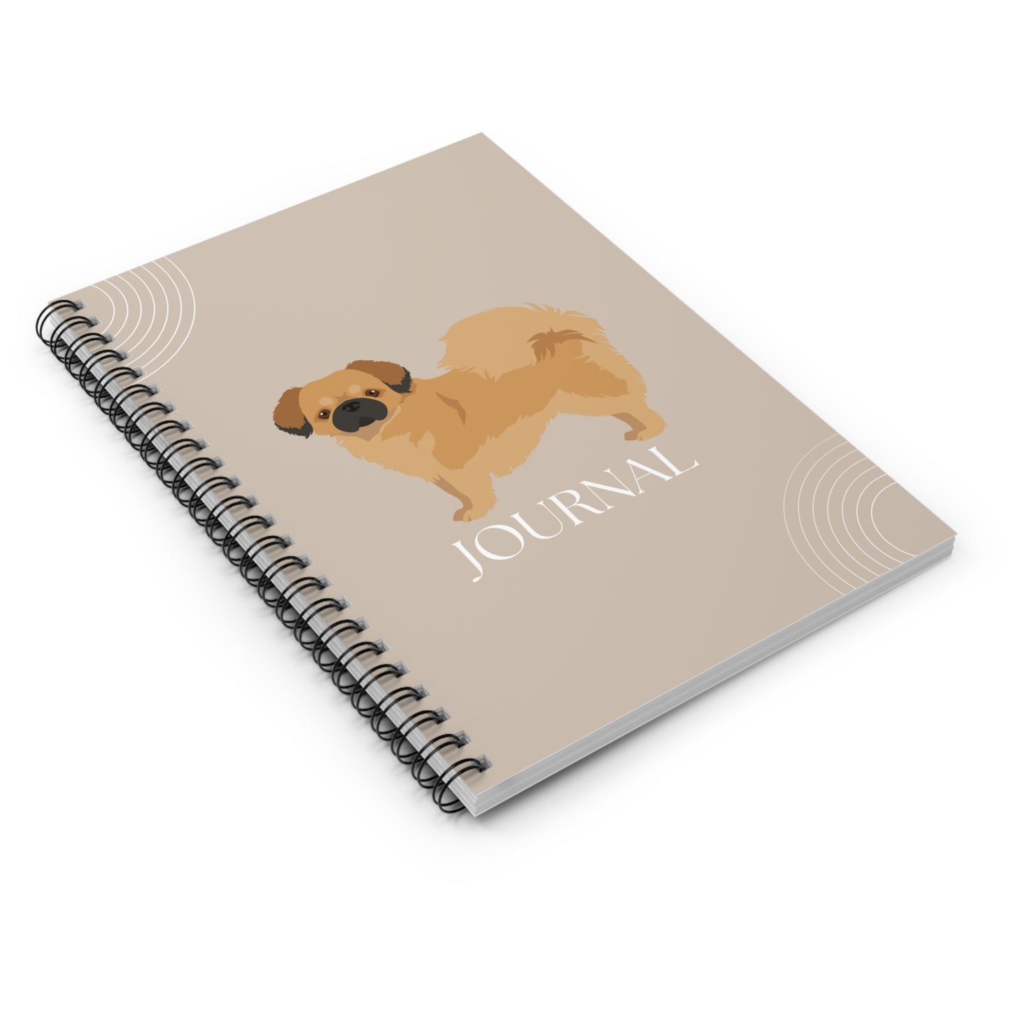 Tibetan Spaniel College Ruled Spiral Notebook